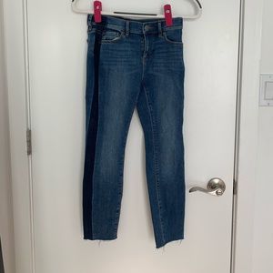 Loft striped jeans